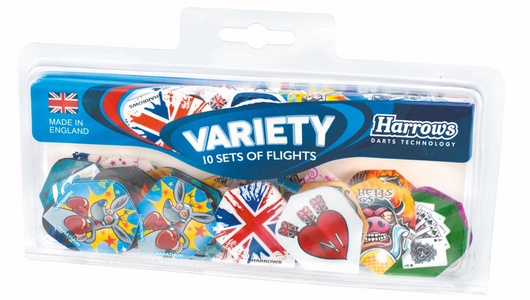 Strėlyčių sparneliai HARROWS VARIETY PACK 10 rink. po 3 vnt.